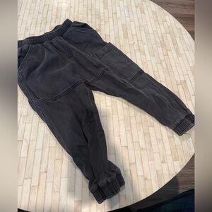 Zara Charcoal Elastic Waist Pants